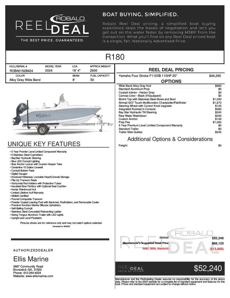 Slide: The Image of Robalo R180 Center Console 2024 - 5