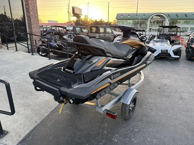 Slide: The Image of 2024 Yamaha Marine Waverunner FX LIMITED SVHO storage compartment detail. - 8
