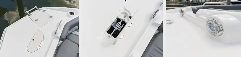 Slide: The Image of 2024 NauticStar 193SC Sport Deck boat features sleek design and modern amenities. - 16