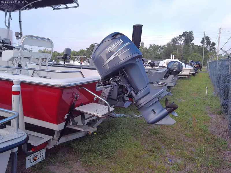 Slide: The Image of 2008 Clearwater 2400 Baystar Bay Boat with Yamaha outboard motor. - 3