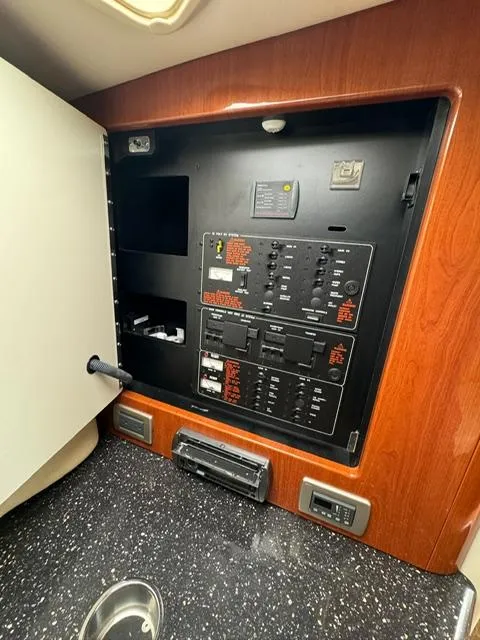 Slide: The Image of Electrical control panel of 2008 Formula 350 Sun Sport yacht. - 17