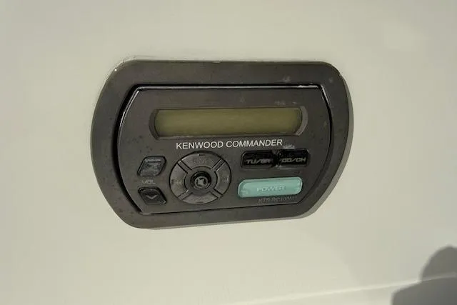 Slide: The Image of Kenwood Commander audio control panel on 2008 Formula 350 Sun Sport boat. - 54