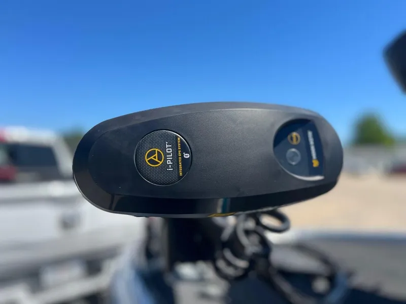 Slide: The Image of Close-up of 2020 Triton 21 TRXS boat equipment in focus. - 13