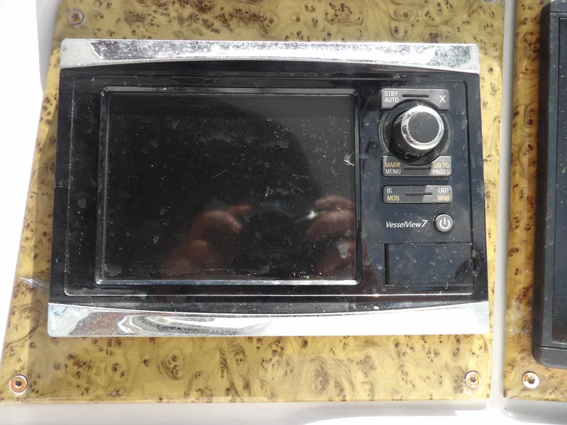 Slide: The Image of 2008 Formula 31 Performance Cruiser dashboard display screen. - 37