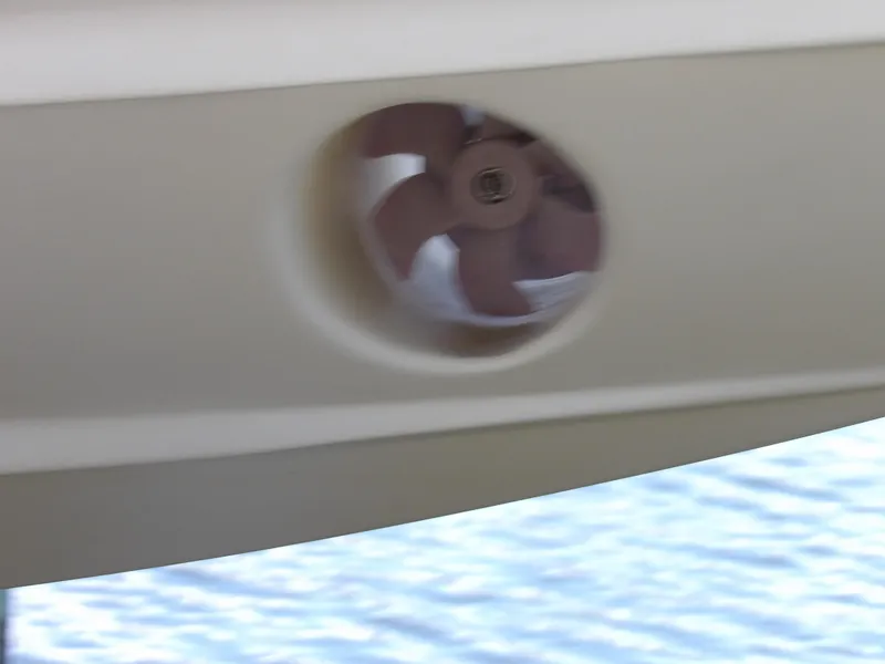 Slide: The Image of Close-up of a 2008 Formula 31 Performance Cruiser propeller. - 8