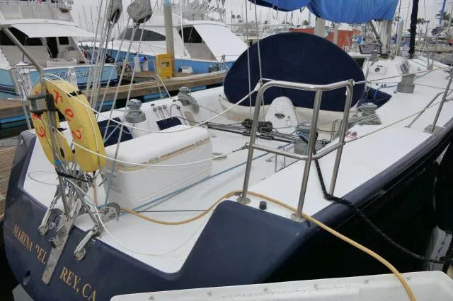 Slide: The Image of 1993 Green Marine Dubois 50 yacht docked at Marina del Rey, CA. - 28