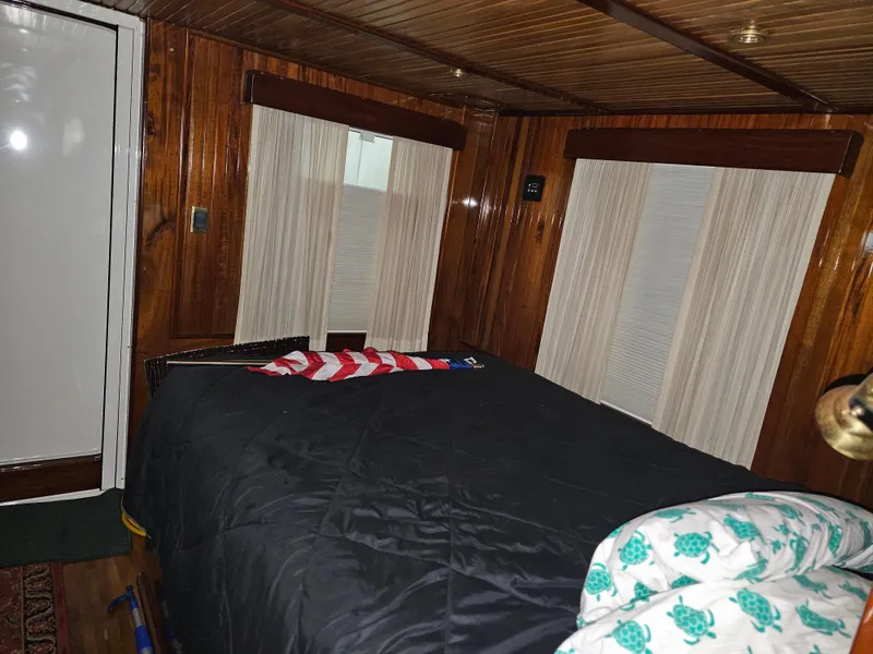 Slide: The Image of Open refrigerator in a Florida Bay Coaster 42 yacht kitchen, 1999 model. - 26