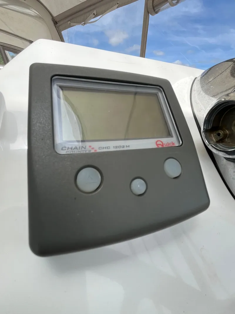 Slide: The Image of Beneteau Oceanis 58 2012 chain counter display on yacht dashboard. - 16