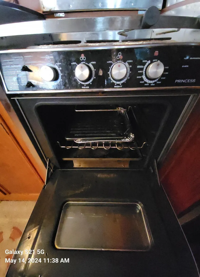 Slide: The Image of Galley Princess 3 Burner Stove and Oven - 35