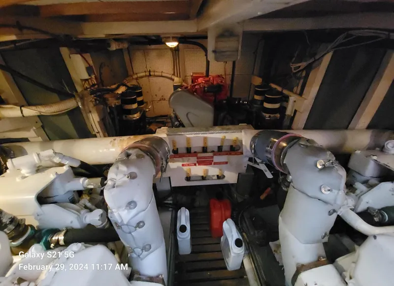 Slide: The Image of Engine Roon Aft & 8kW Westerbeke genset - 44