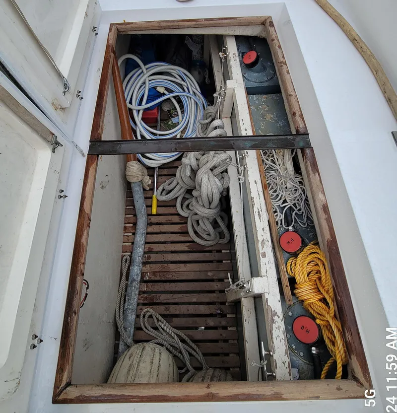 Slide: The Image of Aft Deck storage Compartment and Access - 45