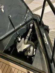 Slide: The Image of Anchor storage compartment of 2024 XO Boats EXPLR 10S. - 9