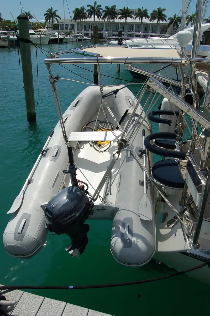 Slide: The Image of Custom Davits with aft awning - 26