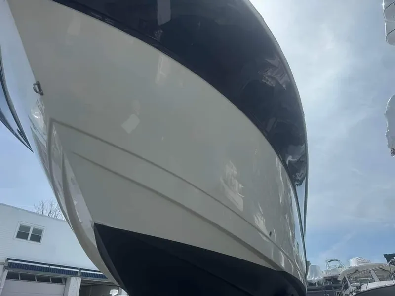 Slide: The Image of 2020 Sea Fox 328 Commander boat hull in a marina. - 18