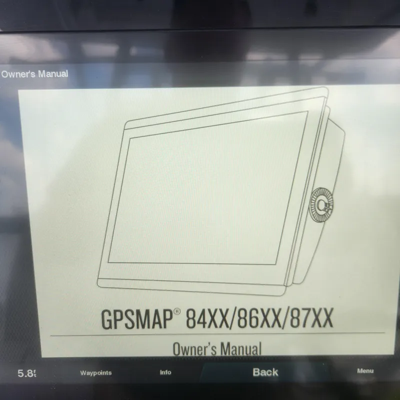 Slide: The Image of Sea Fox 328 Commander 2020 GPSMAP 84XX/86XX/87XX owner's manual display. - 21