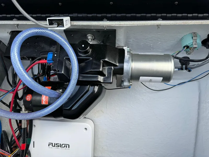 Slide: The Image of 2024 JC Spirit Super Sport 24TT DSL engine compartment with wiring and components - 20