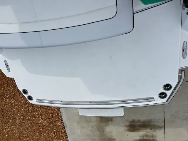 Slide: The Image of 2025 Formula 330 Crossover Bowrider I/O, rear deck view. - 7