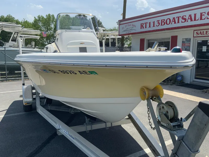 Slide: The Image of 2014 Tidewater 196 CC Adventure boat on trailer at RT113 Boat Sales. - 3