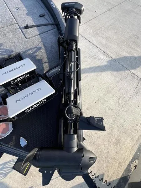 Slide: The Image of 2024 Phoenix 20 XE boat with Garmin equipment on deck. - 11