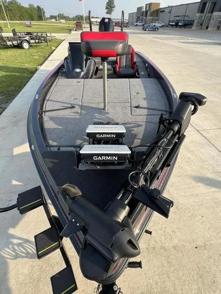 Slide: The Image of 2024 Phoenix 20 XE fishing boat with Garmin electronics and trolling motor. - 9
