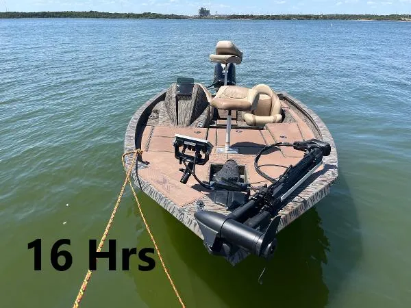 Slide: The Image of 2024 Xpress HyperLift H17 boat on water, 16 hours usage. - 1