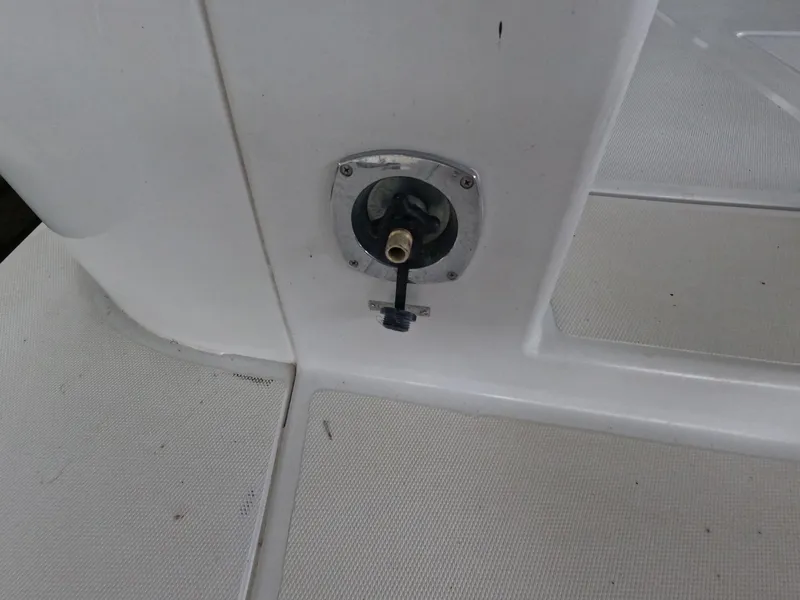 Slide: The Image of 2001 Carver 444 Cockpit Motor Yacht deck fitting. - 16