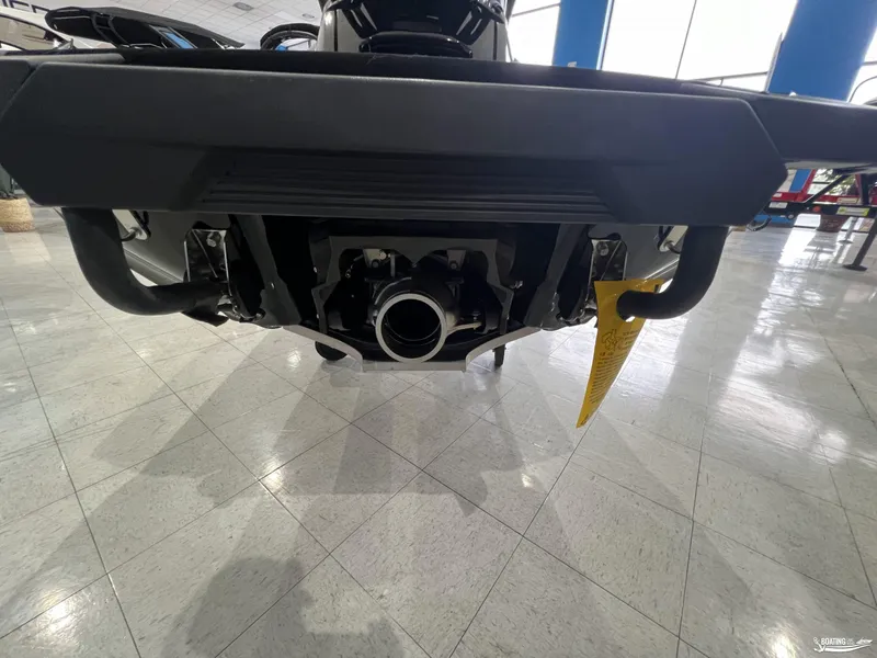 Slide: The Image of 2024 Yamaha WaveRunner FX Limited SVHO rear view in showroom. - 8