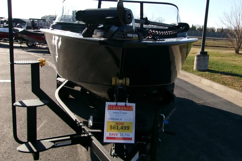 Slide: The Image of 2024 Ranger VX1888 WT boat on sale for $61,499, showcasing clearance discount. - 3