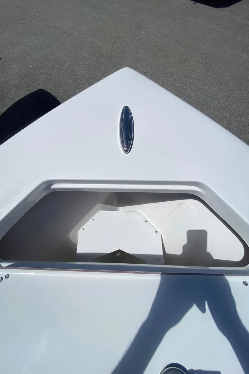 Slide: The Image of 2024 Sea Pro 222 Center Console boat bow view. - 12