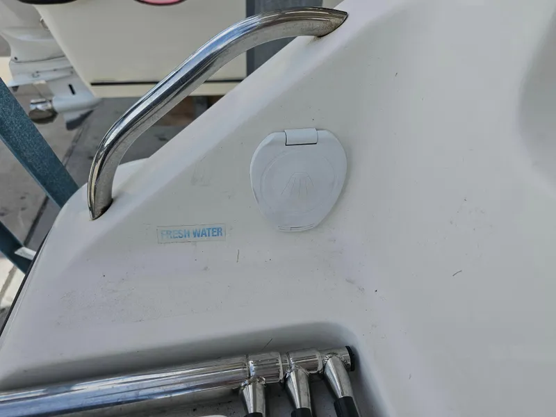 Slide: The Image of Fresh water outlet on a 2021 Key West 239 DFS boat. - 30