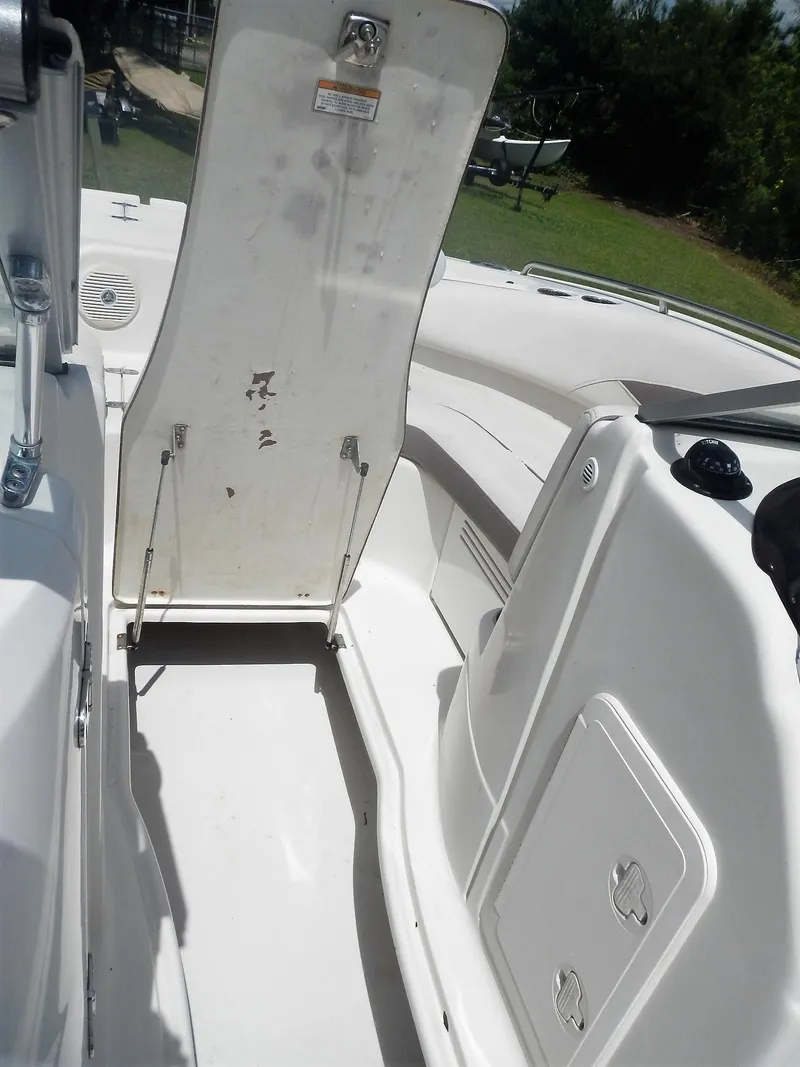 Slide: The Image of 2016 SouthWind 212 SD boat interior storage compartment. - 14