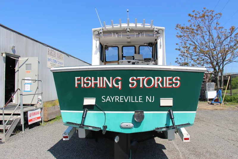 Slide: The Image of Custom Alley Boats 28 Downeast 2009, Fishing Stories docked in Sayreville, NJ. - 26