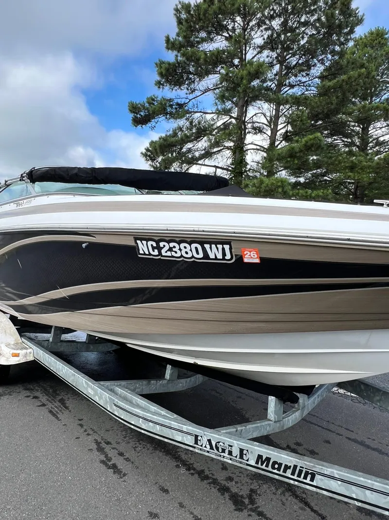 Slide: The Image of 2000 Cobalt 252 boat on Eagle Marlin trailer, NC 2380 WJ registration. - 5