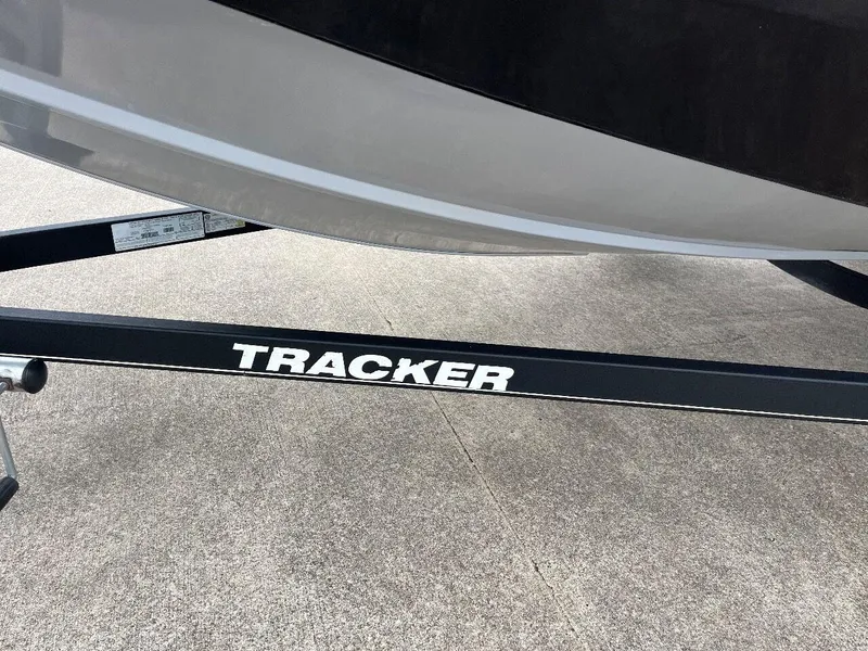 Slide: The Image of 2018 Tracker Pro Team 190 boat trailer close-up. - 37