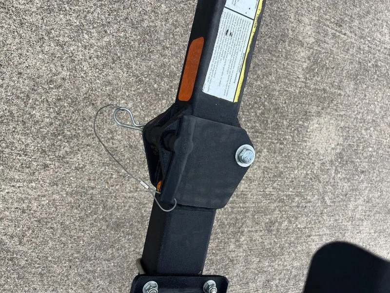 Slide: The Image of Close-up of 2018 Tracker Pro Team 190 trailer hitch. - 47