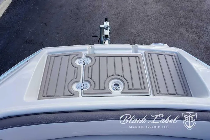 Slide: The Image of 2024 Crownline E240 XS boat deck by Black Label Marine Group. - 18