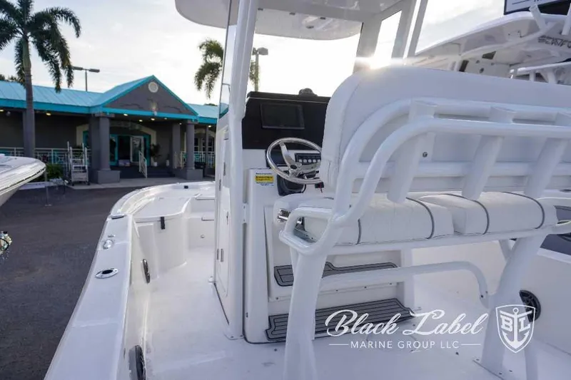 Slide: The Image of 2024 Sea Fox 251 Bay boat interior at Black Label Marine Group. - 13
