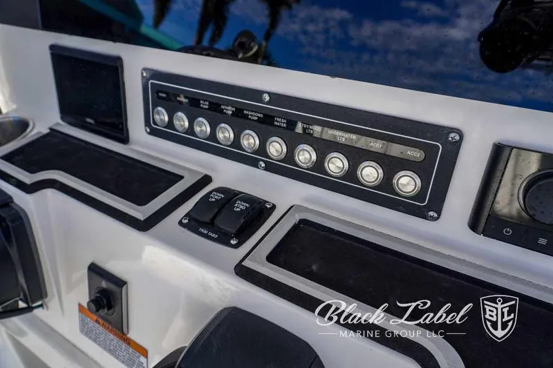 Slide: The Image of Control panel of 2024 Sea Fox Seafox 251 Bay boat by Black Label Marine Group. - 24