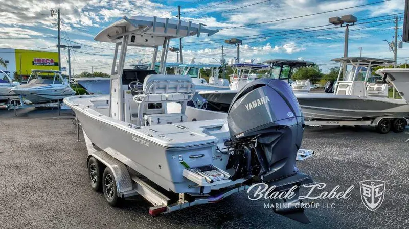 Slide: The Image of 2024 Sea Fox Seafox 251 Bay boat with Yamaha engine at Black Label Marine Group. - 6