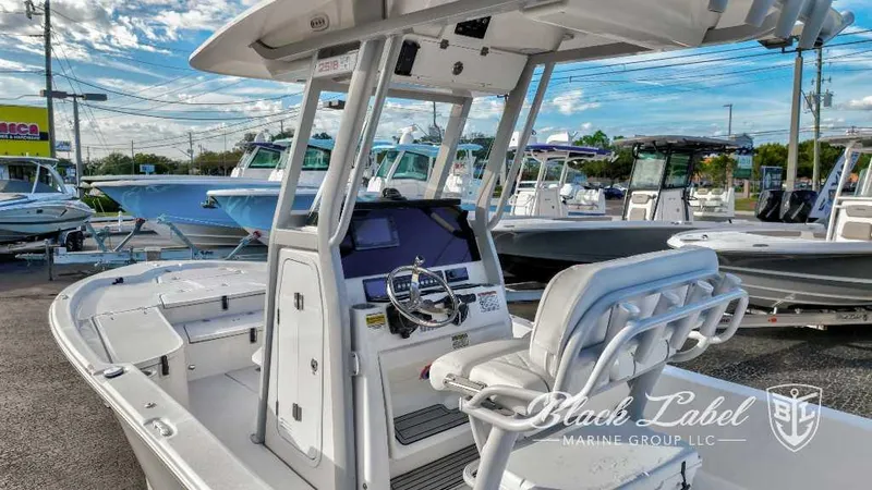 Slide: The Image of 2024 Sea Fox Seafox 251 Bay boat at Black Label Marine Group dealership. - 7