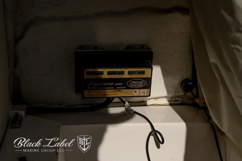 Slide: The Image of Battery charger in a 2024 Sea Fox Seafox 251 Bay boat by Black Label Marine Group. - 19