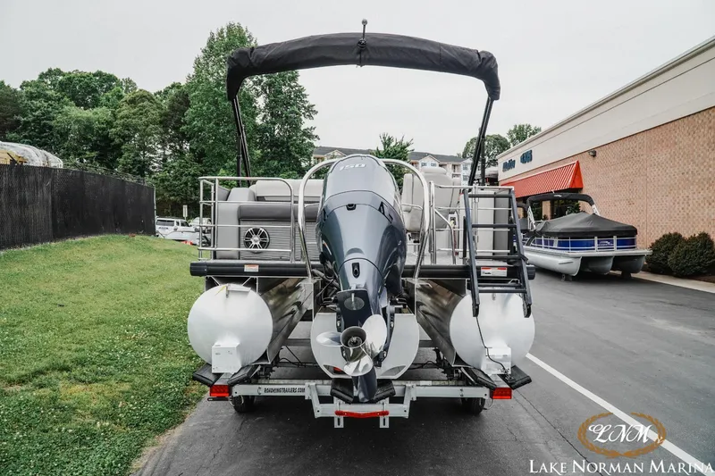 Slide: The Image of 2021 Godfrey SWEETWATER 2286 SFL pontoon boat at Lake Norman Marina. - 3
