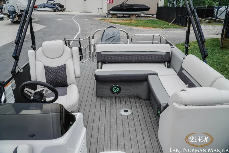 Slide: The Image of 2021 Godfrey SWEETWATER 2286 SFL pontoon boat interior at Lake Norman Marina. - 8