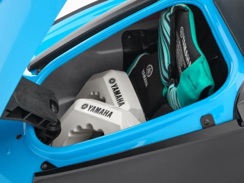 Slide: The Image of 2024 Yamaha WaveRunner VX® Deluxe with Audio storage compartment. - 2