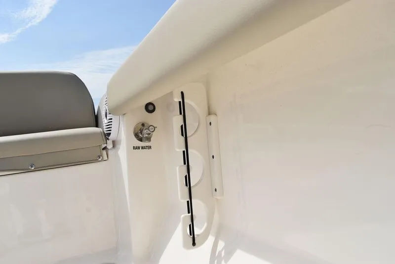 Slide: The Image of 2024 Key West 189 FS boat interior with raw water washdown feature. - 40