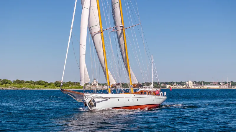 Slide: The Image of Lyman-Morse Staysail Schooner 1929 - 65