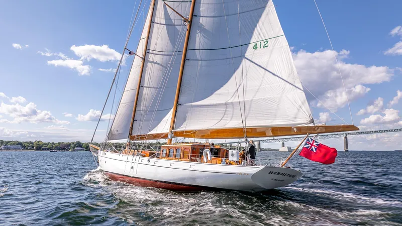 Slide: The Image of Lyman-Morse Staysail Schooner 1929 - 68