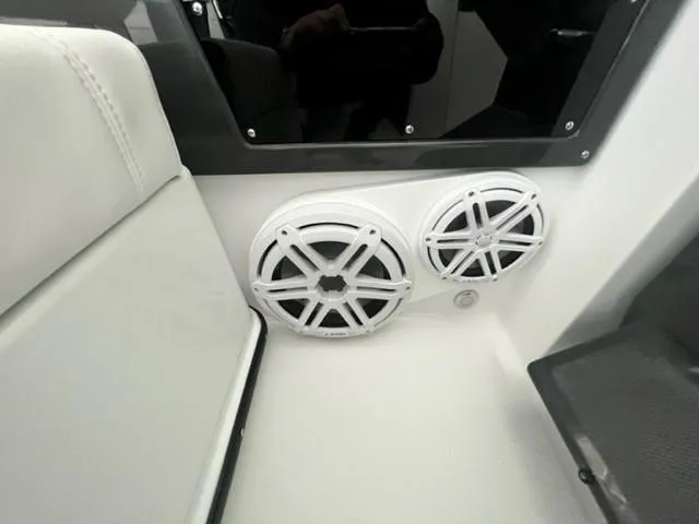 Slide: The Image of Interior speakers of 2024 Blackfin 252 DC boat. - 10