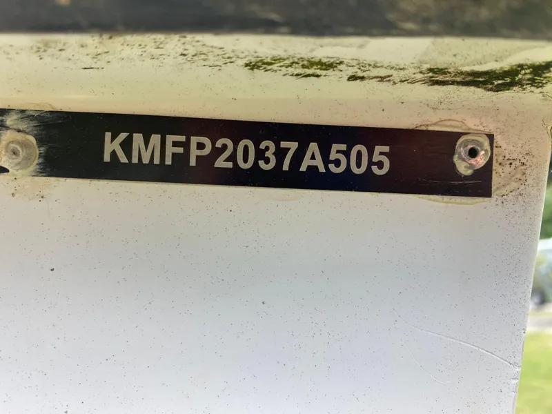 Slide: The Image of Hull identification number on 2005 C-Hawk Pilothouse 25 boat. - 25
