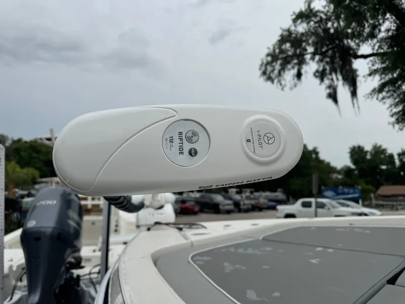 Slide: The Image of 2024 Ranger 2510 boat with advanced navigation equipment. - 11